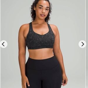 Lululemon Free to Be Serene Bra *Light Support, C/D Cup Hideaway Camo Deep Coal